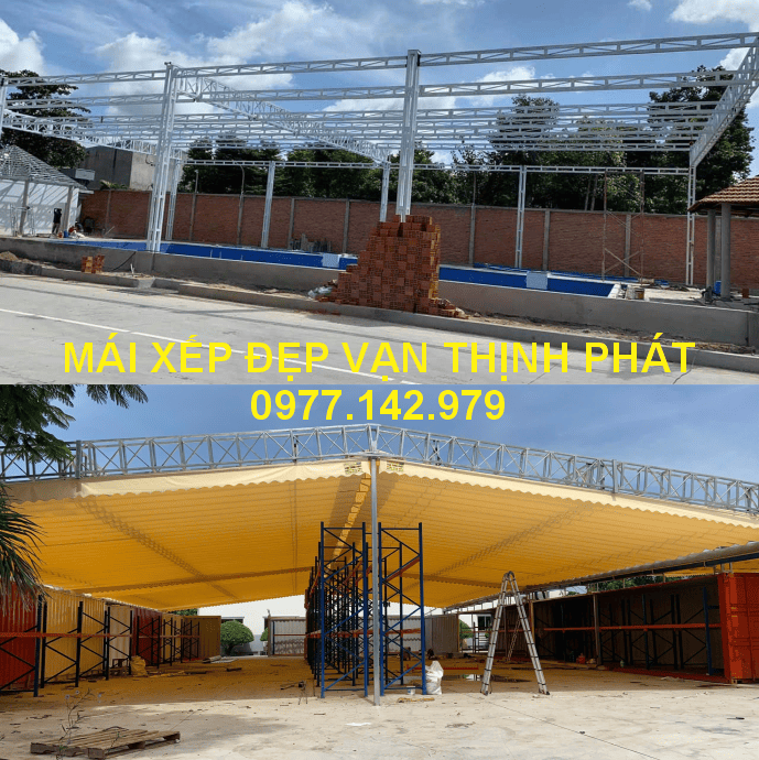 Thi công mái hiên, mái xếp tại TP.HCM